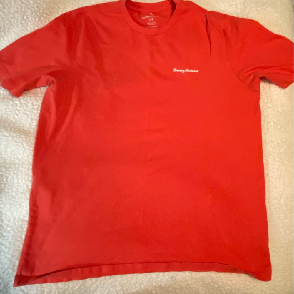 Tommy Bahama Red Cotton T-Shirt